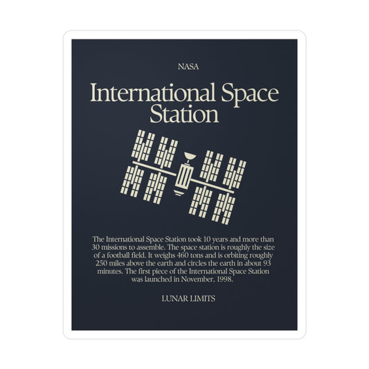 International Space Station Sticker