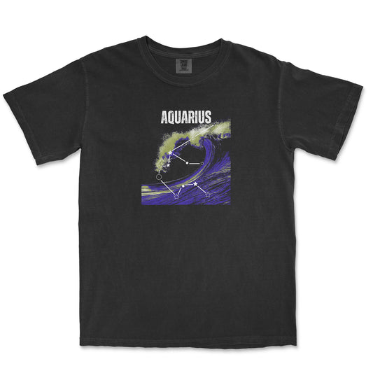 Aquarius Black T-Shirt