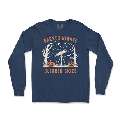 Darker Nights Clearer Skies - Halloween Long Sleeve T-Shirt